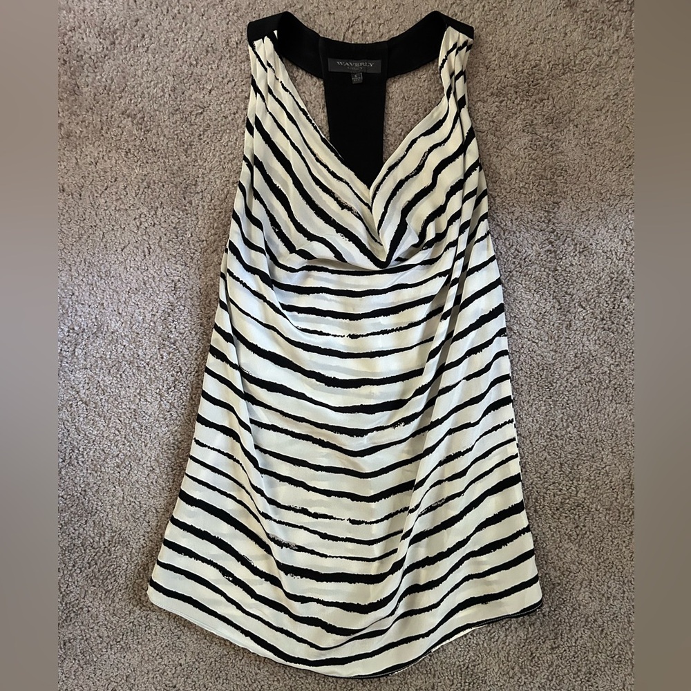 Sexy Waverly Black and White Tank